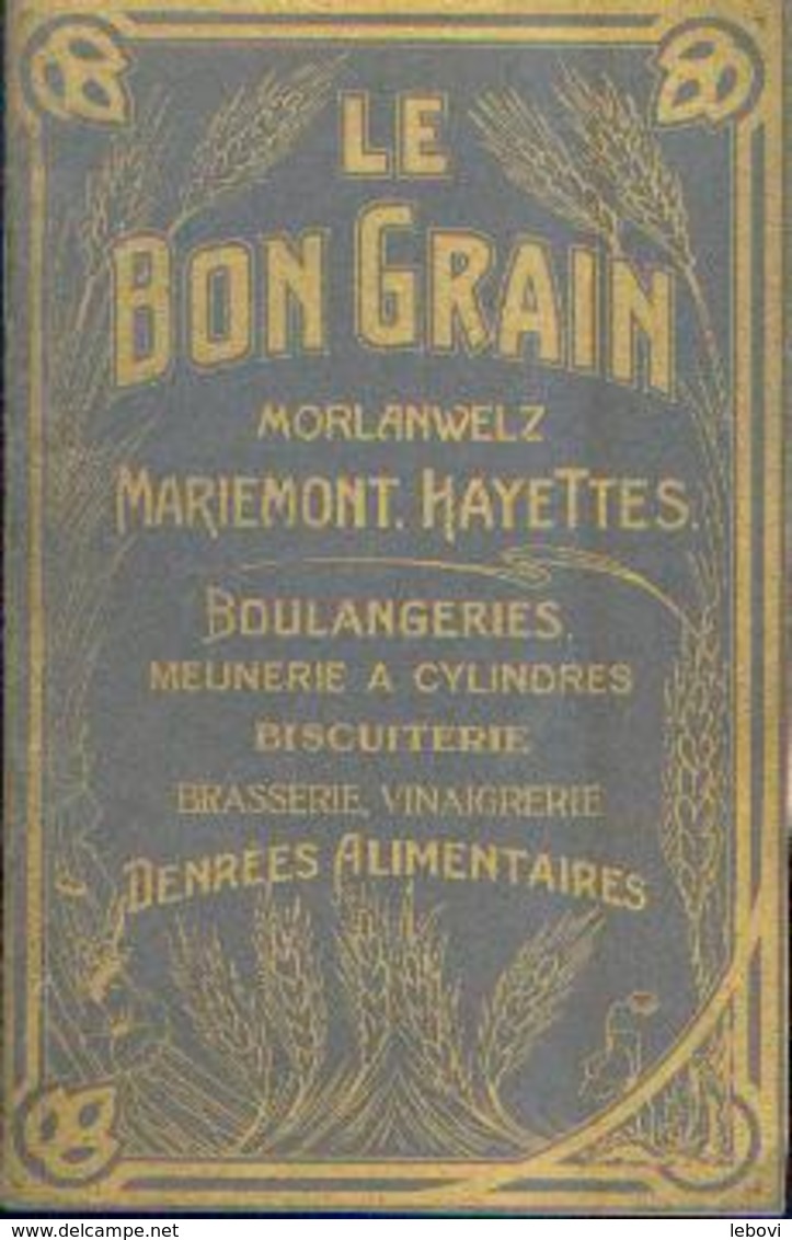 MORLANWELZ « LE BON GRAIN » Règlement D’ordre Intérieur (1932) Au Nom De STRIMEL, J. De CHAPELLE (1933) - Autres & Non Classés