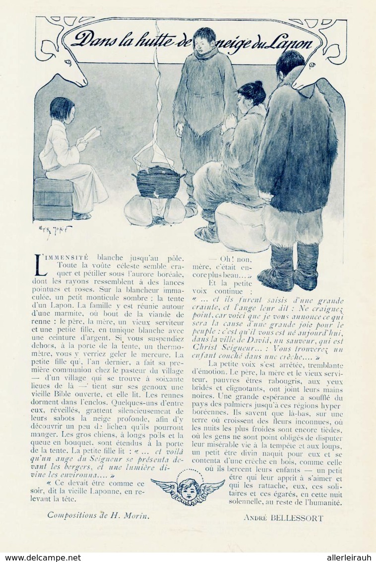 Visions De Noel (Alsace, Dans Les Abruzzes, Neige Du Lapon, Ciel Des Tropiques) /  Article , Pris D`un Magazine / 1911 - Sonstige & Ohne Zuordnung