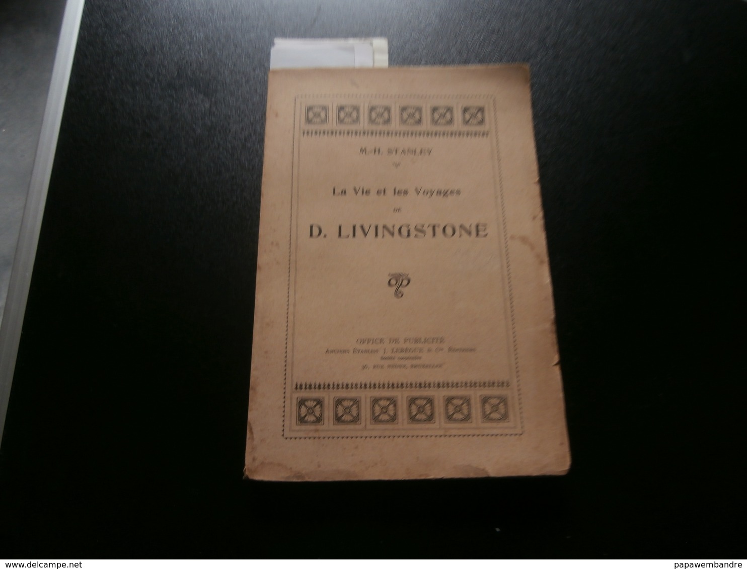 MH Stanley : La Vie Et Les Voyages De D. Livingstone (1922) (Gabriel Marcel, - 1901-1940