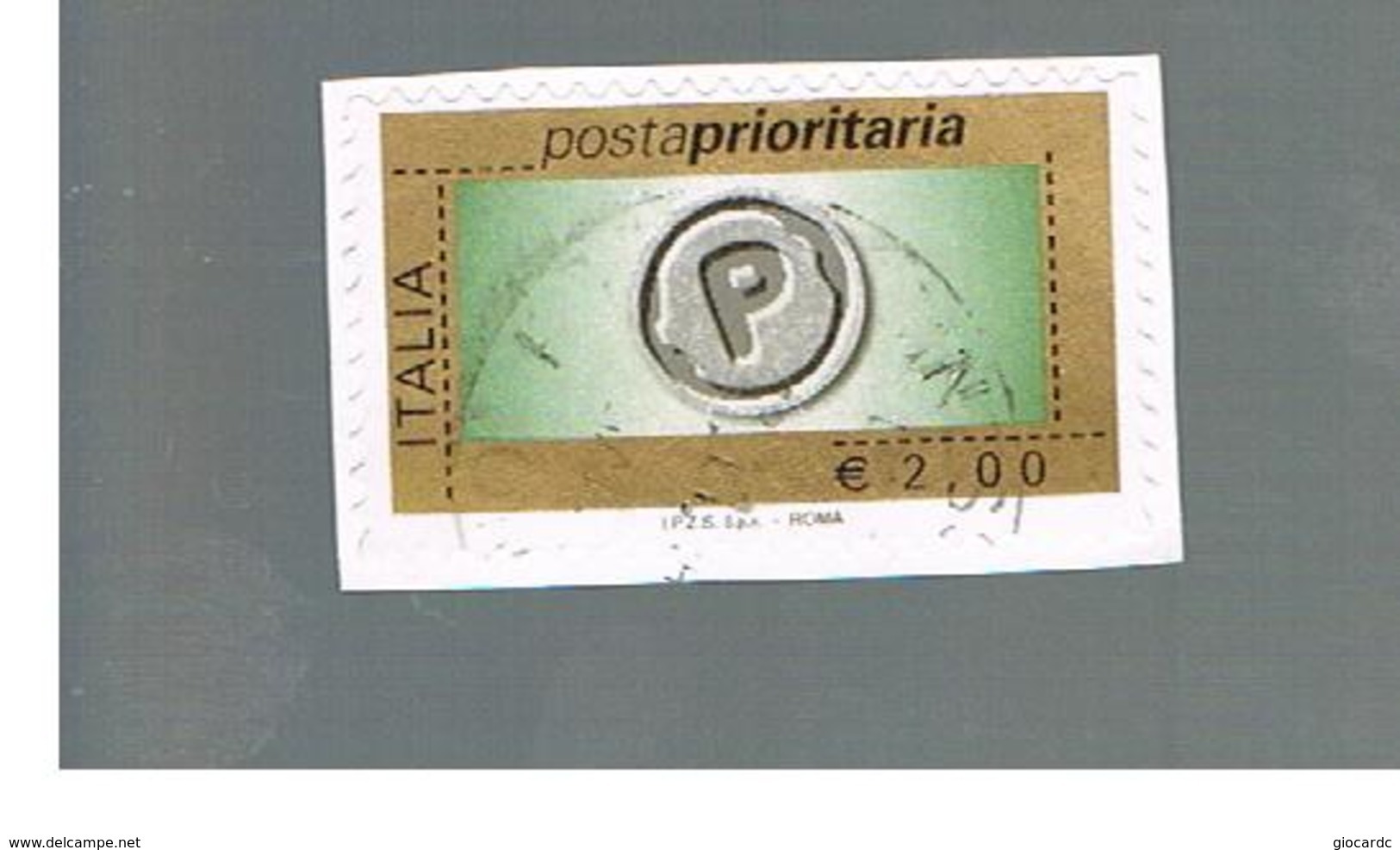 ITALIA REPUBBLICA  -   2008   PRIORITARIA DA  2,00   -   USATO  ° - 2001-10: Usati