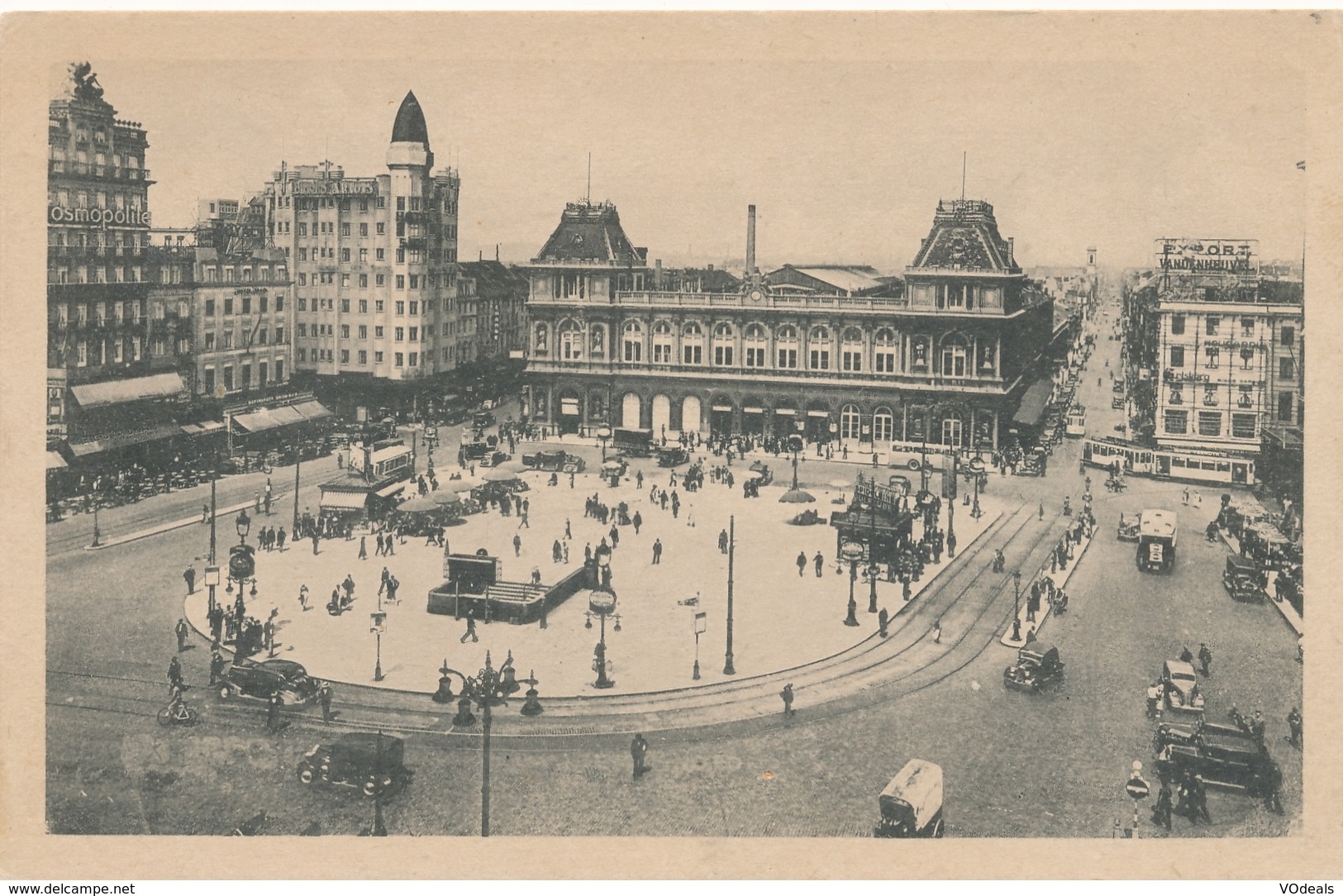 CPA - Belgique - Brussels - Bruxelles - Gare Du Nord - Transport (rail) - Stations