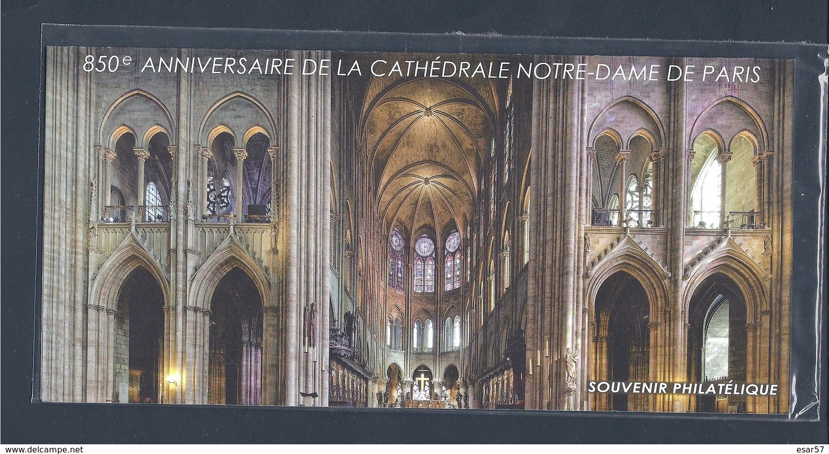 BLOC SOUVENIR PHILATELIQUE N° 078 "CATHEDRALE NOTRE-DAME DE PARIS" Neuf Luxe Sous Blister Bas Prix. - Blocs Souvenir