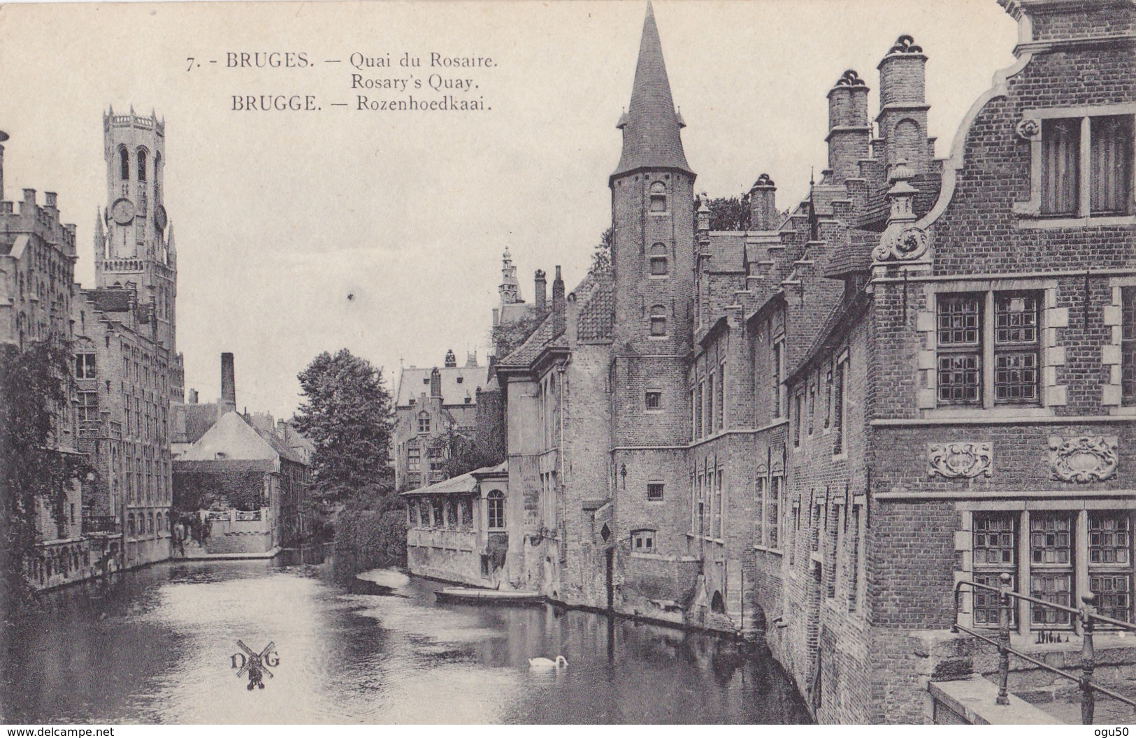 Bruges (Belgique) - Quai Du Rosaire - Brugge