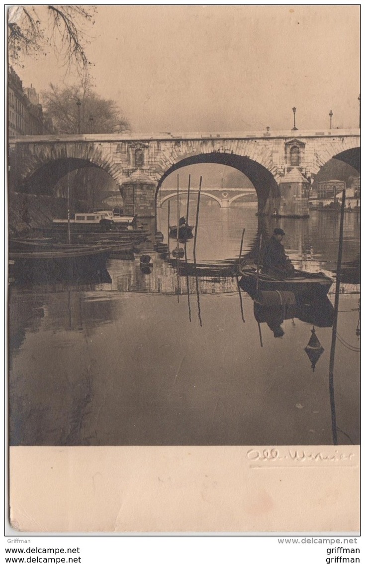 PARIS IVe LE PONT MARIE PHOTO ALBERT MONIER 1956 - Arrondissement: 04