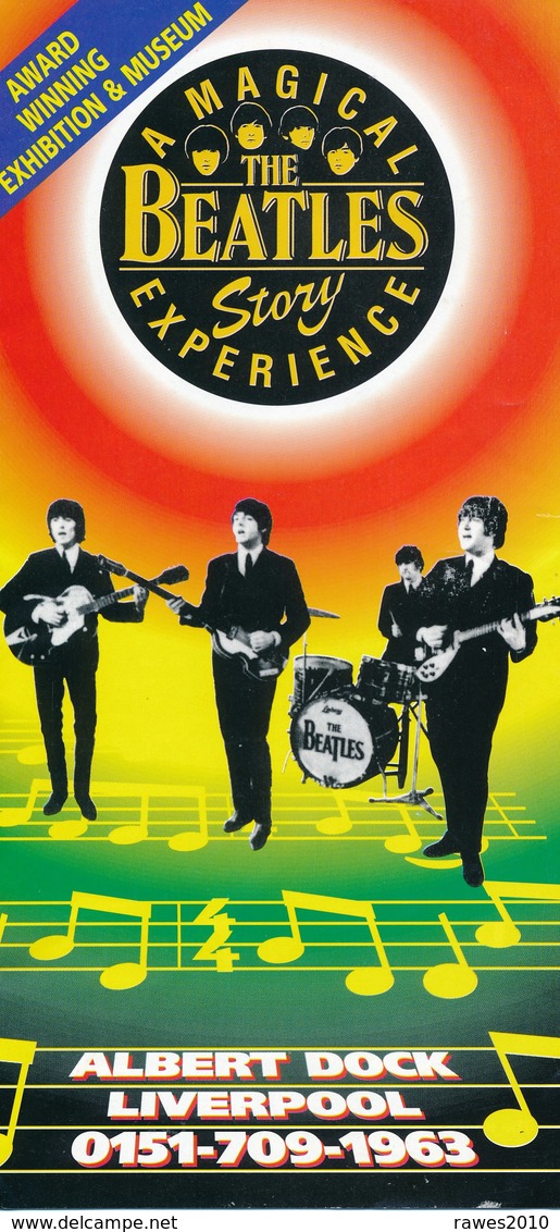 Grossbritannien Liverpool The Beatles - Story - Faltblatt 3 Seiten - Reiseprospekte