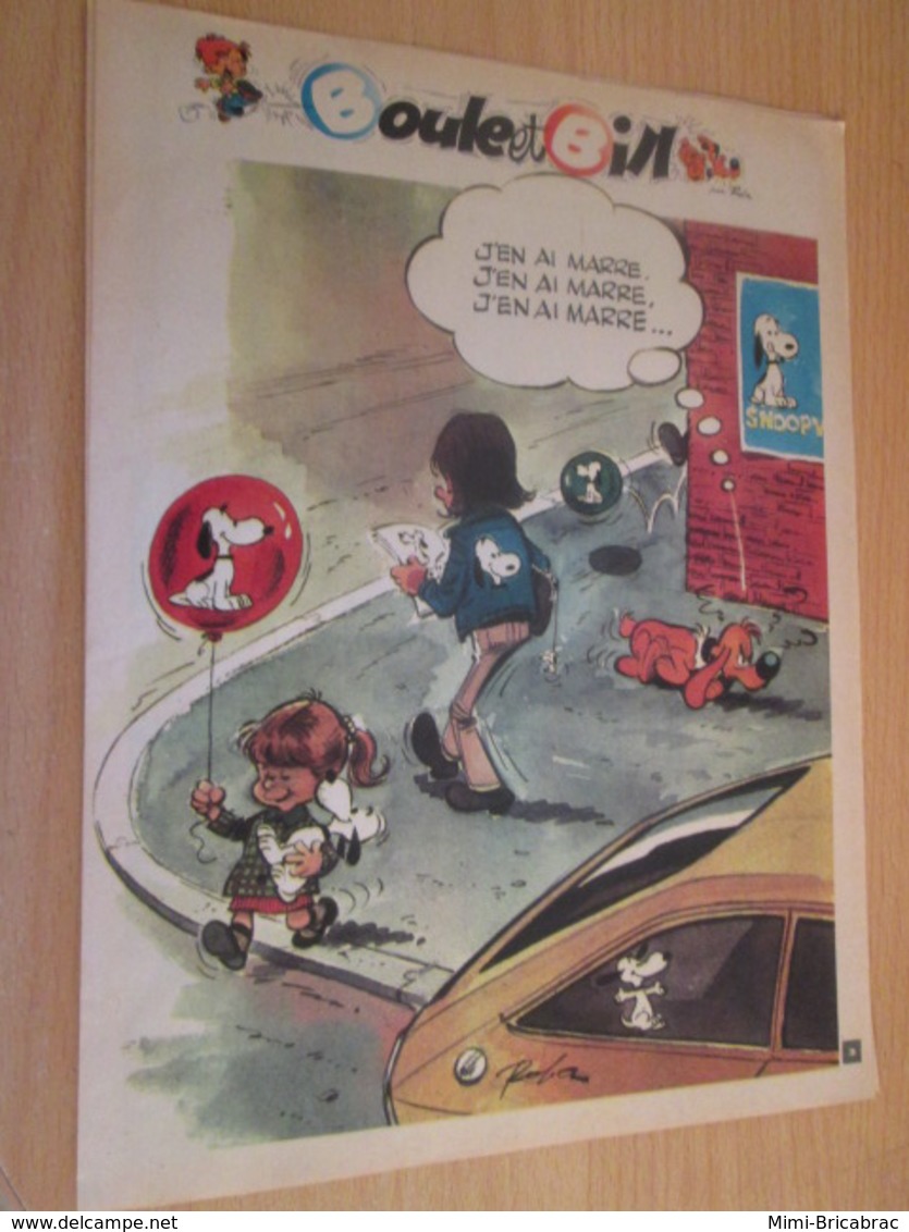 SPI2019 : PAGE REVUE SPIROU ANNEES 70 : GAG EN UNE PAGE DE BOULE ET BILL ROBA - Boule Et Bill