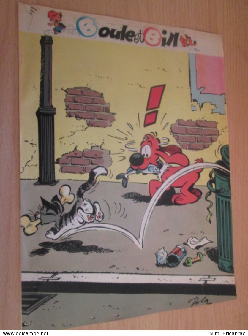 SPI2019 : PAGE REVUE SPIROU ANNEES 70 : GAG EN UNE PAGE DE BOULE ET BILL ROBA - Boule Et Bill