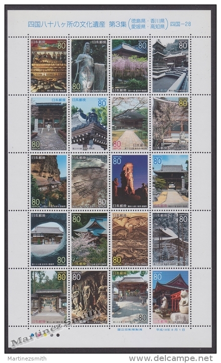 Japan - Japon 2006 Yvert 3897-916, The 88 Temples Of Shikoku (III) -  MNH - Nuevos