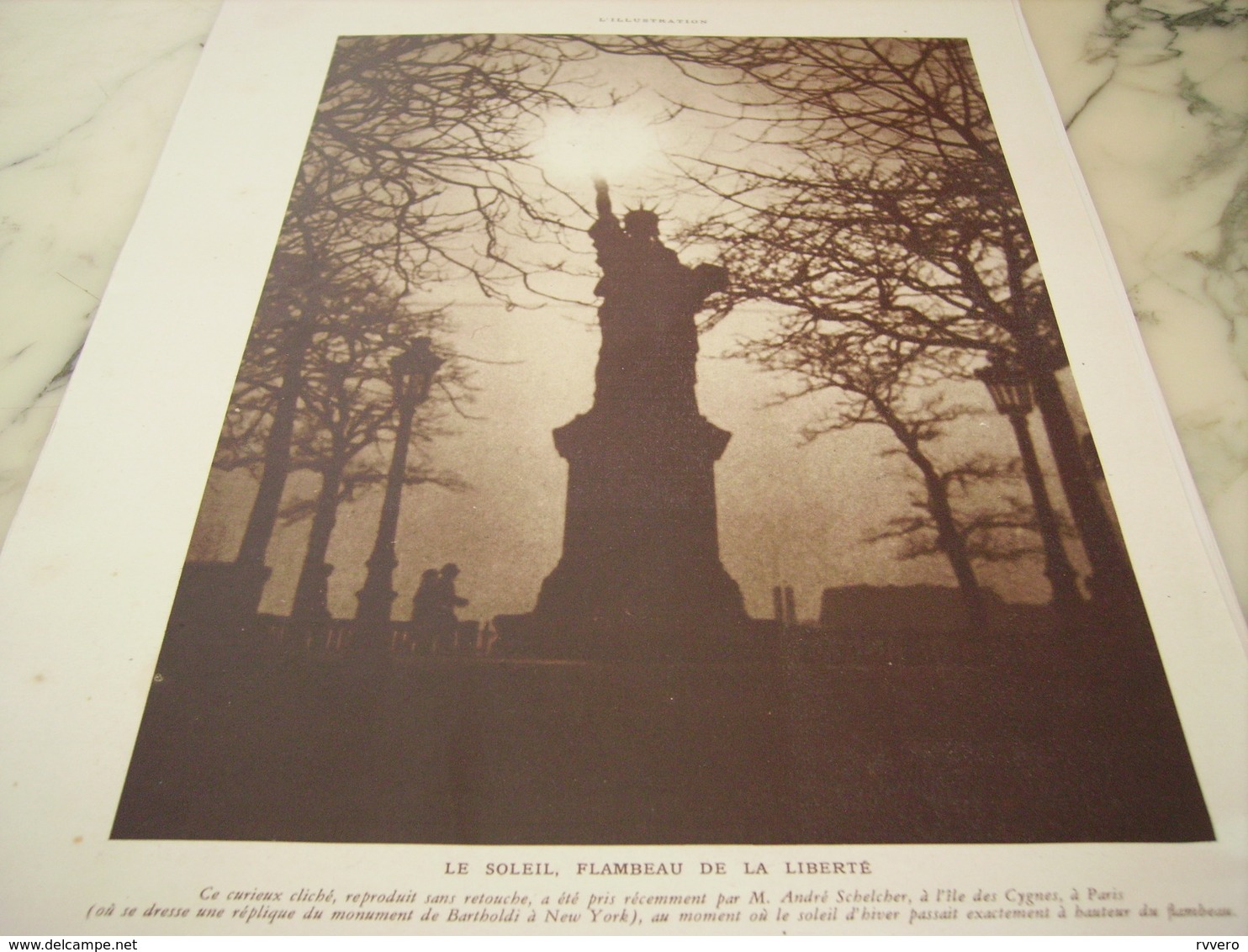 PHOTO FLAMBEAU DE LA LIBERTE PARIS  1930 - Unclassified