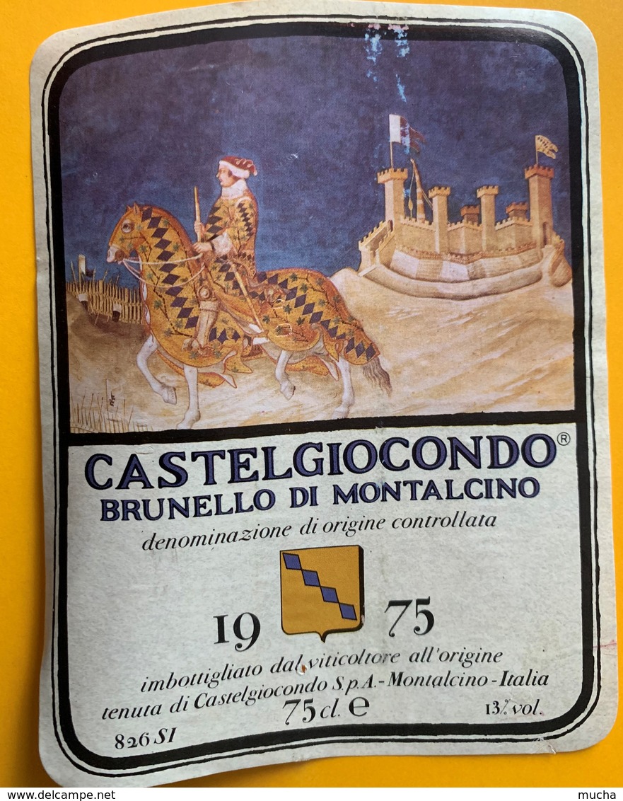11083 - Castelgiocondo Brunello Di Montalcino 1975 Italie - Altri & Non Classificati