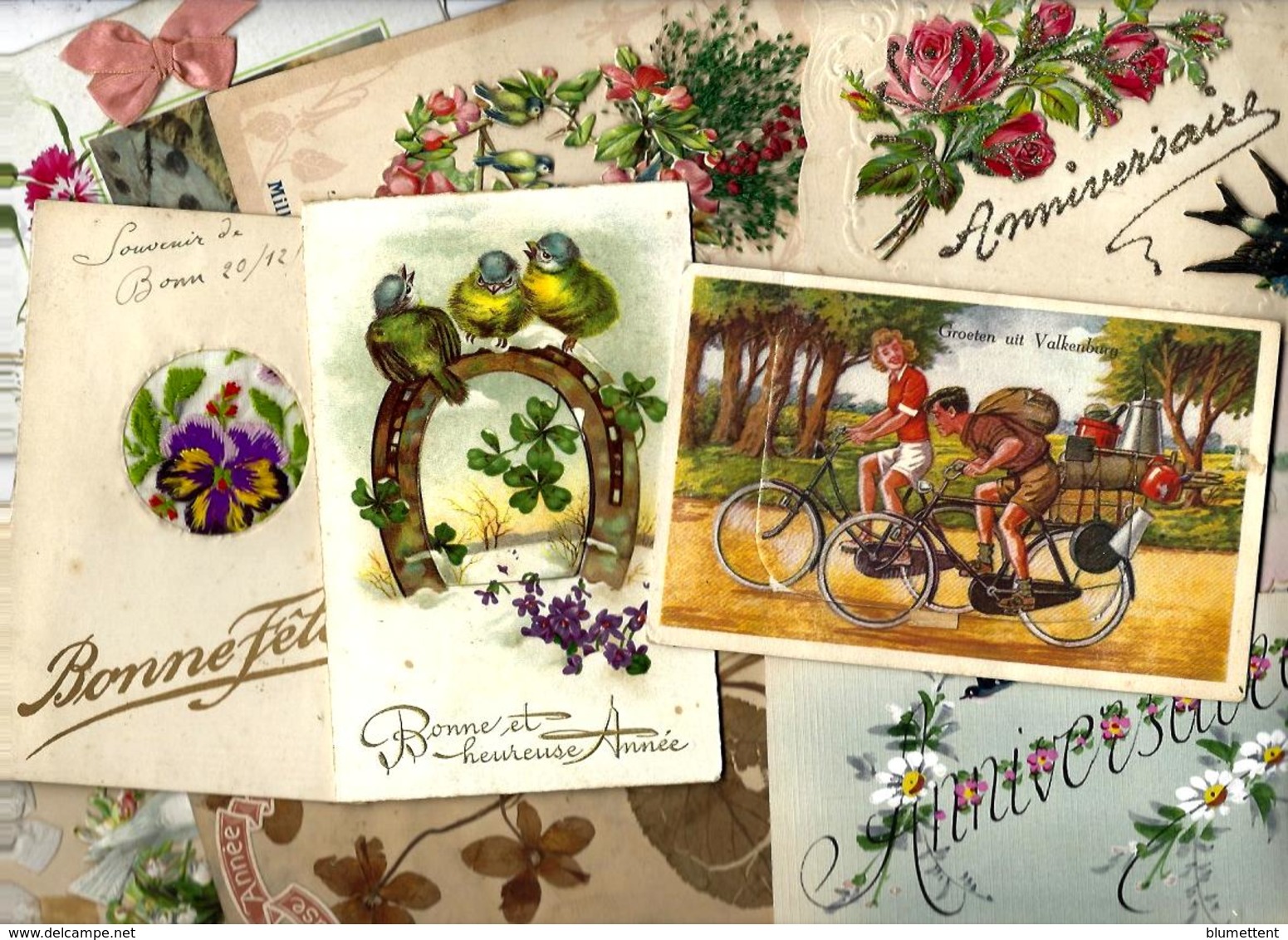 Lot 1883 Belles Fantaisies Système Relief Tissu Etc... Déstockage Pour Revendeurs Ou Collectionneurs - 5 - 99 Postcards