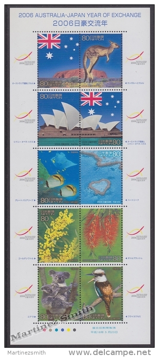 Japan - Japon 2006 Yvert 3826-35, Year Of Australia &amp; Japan Exchange -  MNH - Nuovi