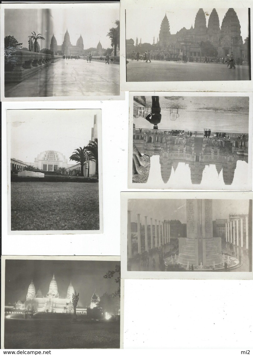 Lot 13 Photos Amateur 75 PARIS Exposition 1932 - Lieux