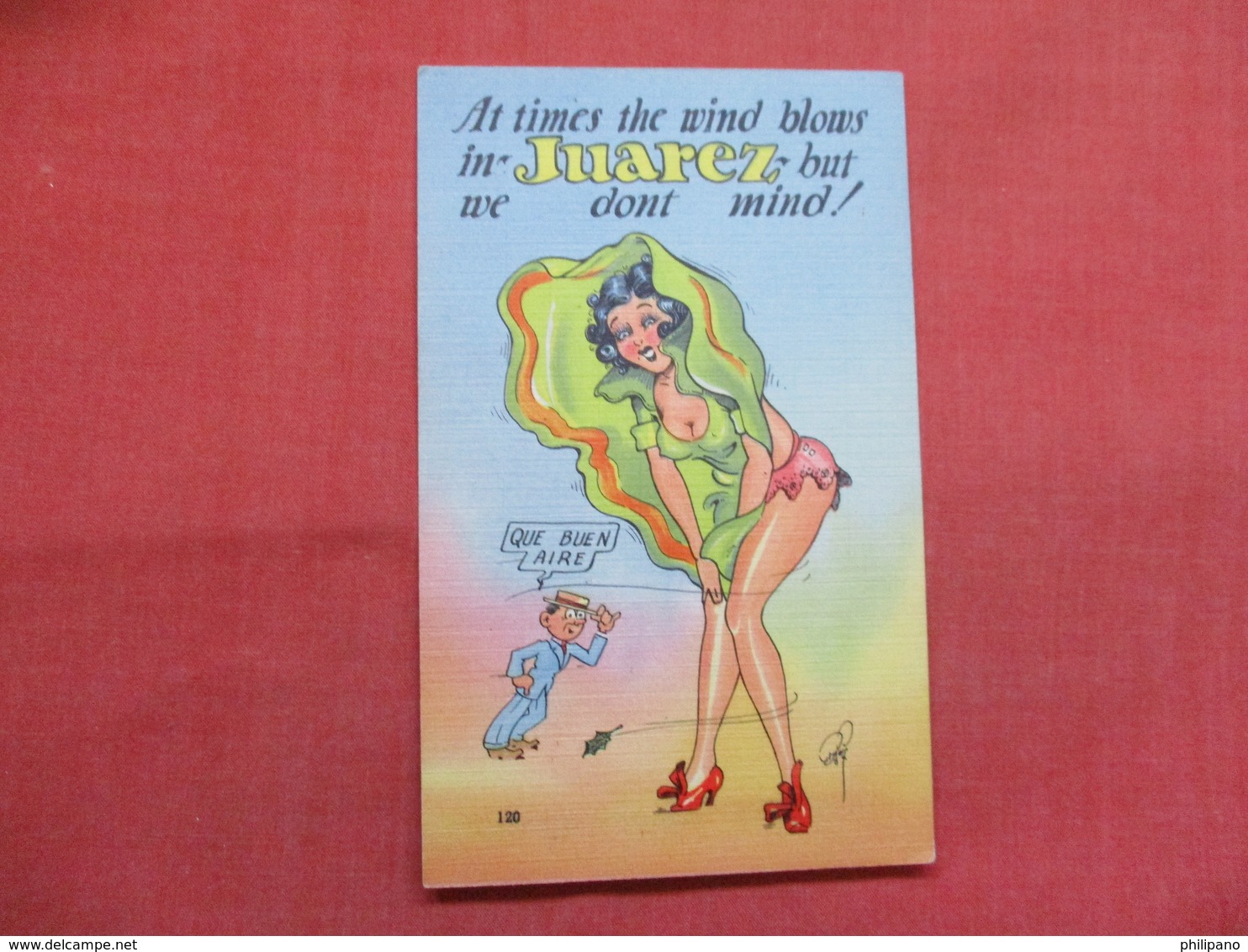 Risque  Juarez Mexico   Signed Artist    Ref 3498 - Pin-Ups