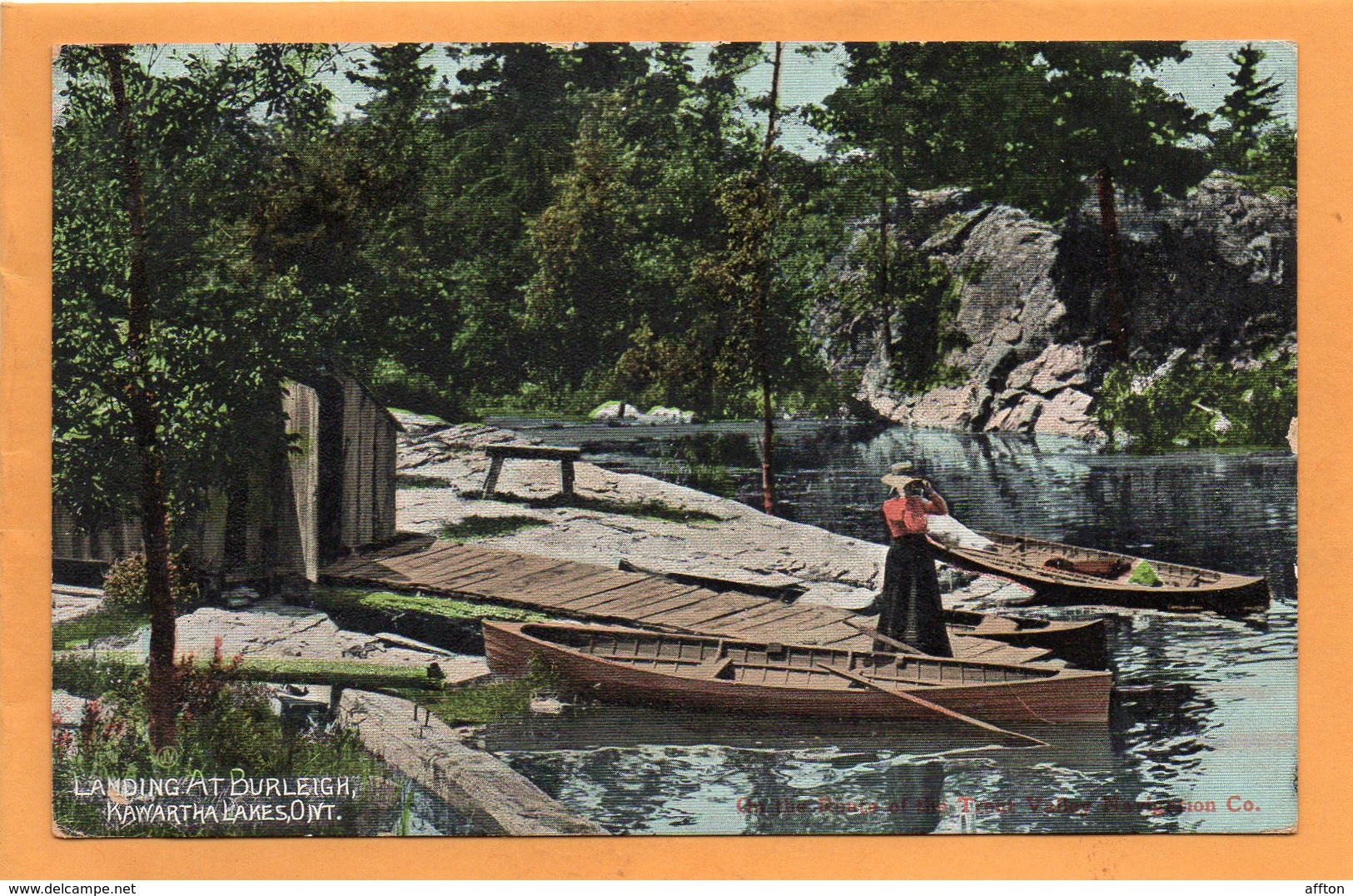 Landinjg At Burleigh Kawartha Lakes Ontario Canada 1905 Postcard - Sarnia