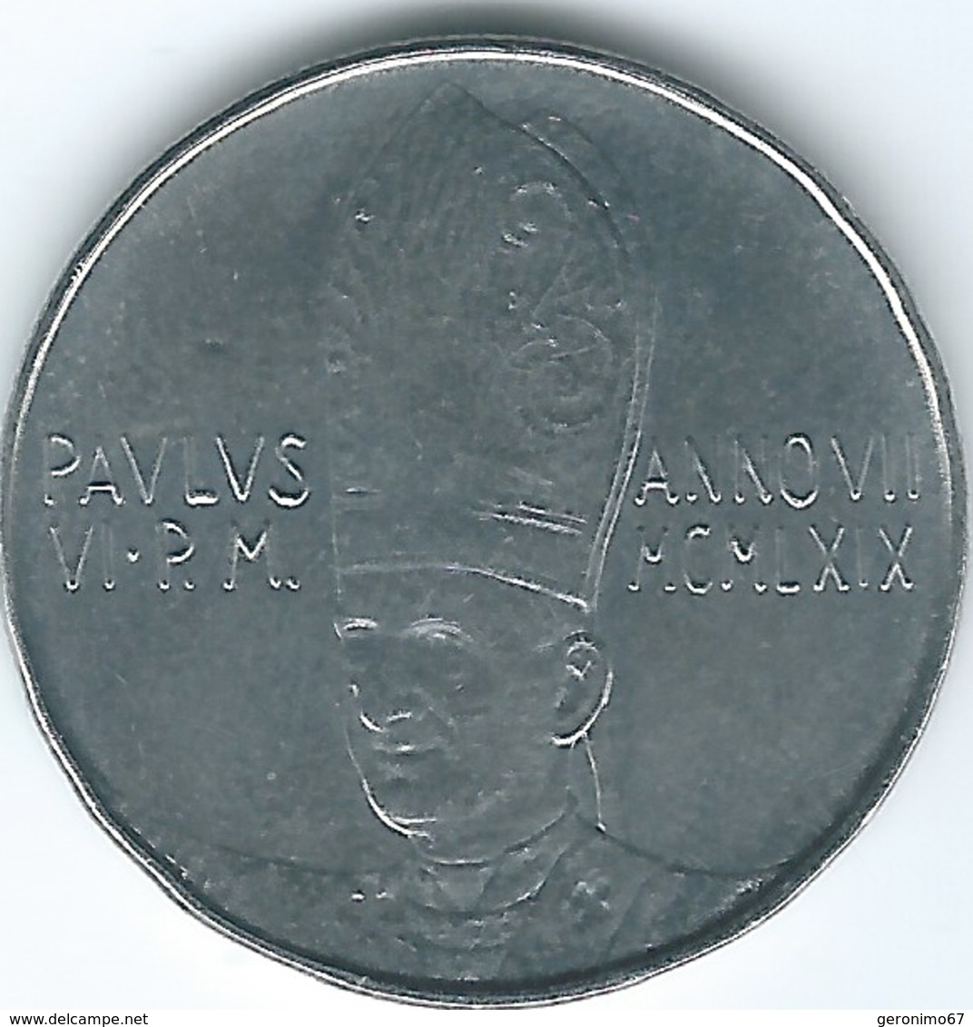 Vatican City - Paul VI - 1969 - 50 Lire - KM113 - Vaticano (Ciudad Del)