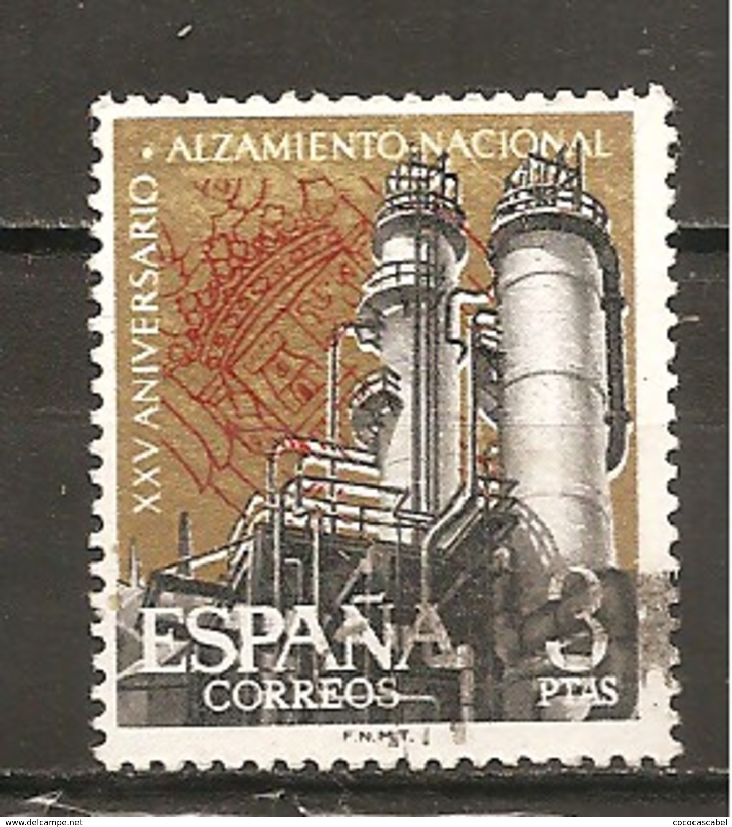 España/Spain-(usado) - Edifil  1360 - Yvert  1033 (o) - Usados