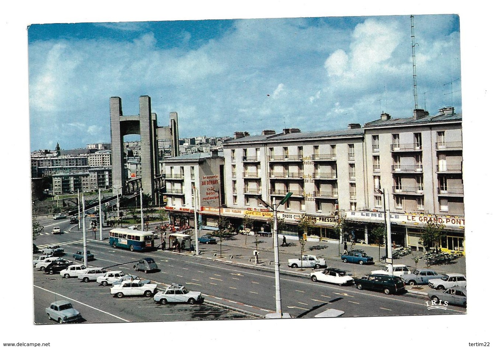 CPMJ1573 BREST RUE DE SIAM VERS LE PONT DE RECOUVRANCE - Brest