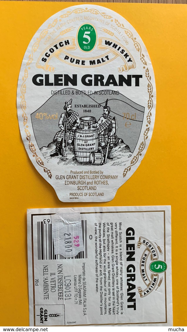 11089 -  Glen Grant Ecosse Vente En Italie - Whisky