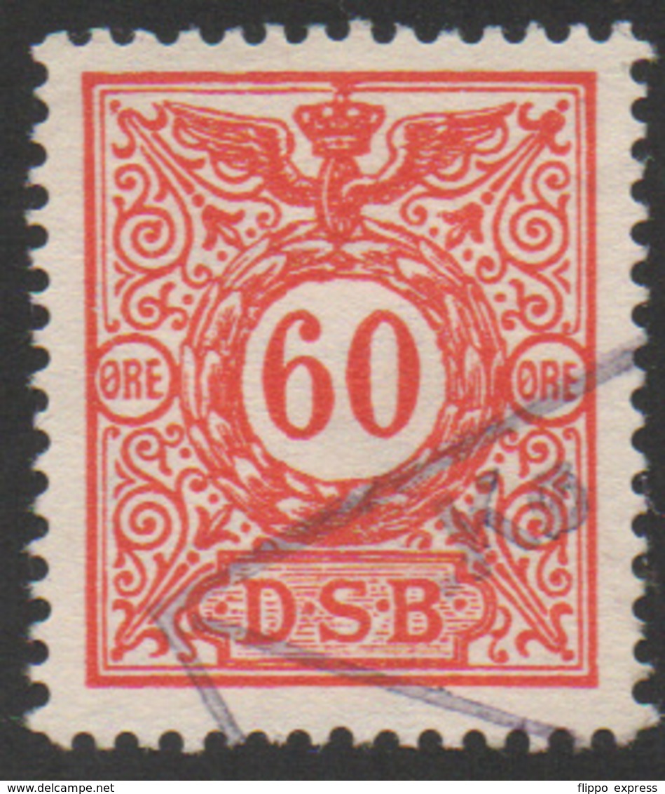 Denmark, D.S.B., Railway Stamp, Used - Andere & Zonder Classificatie