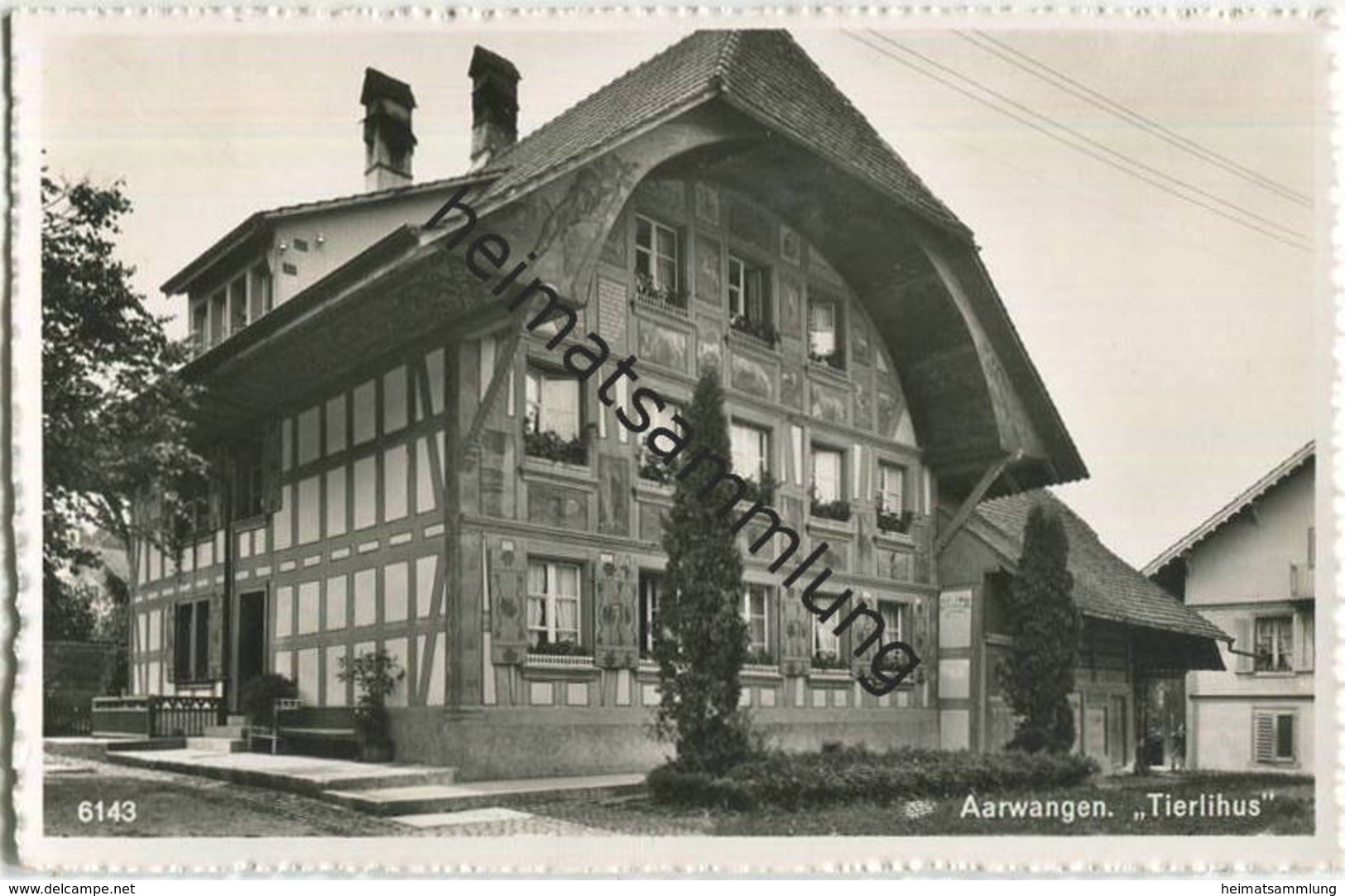 Aarwangen - Tierlihus - Foto-AK - Verlag Otto Schmitt Basel - Aarwangen