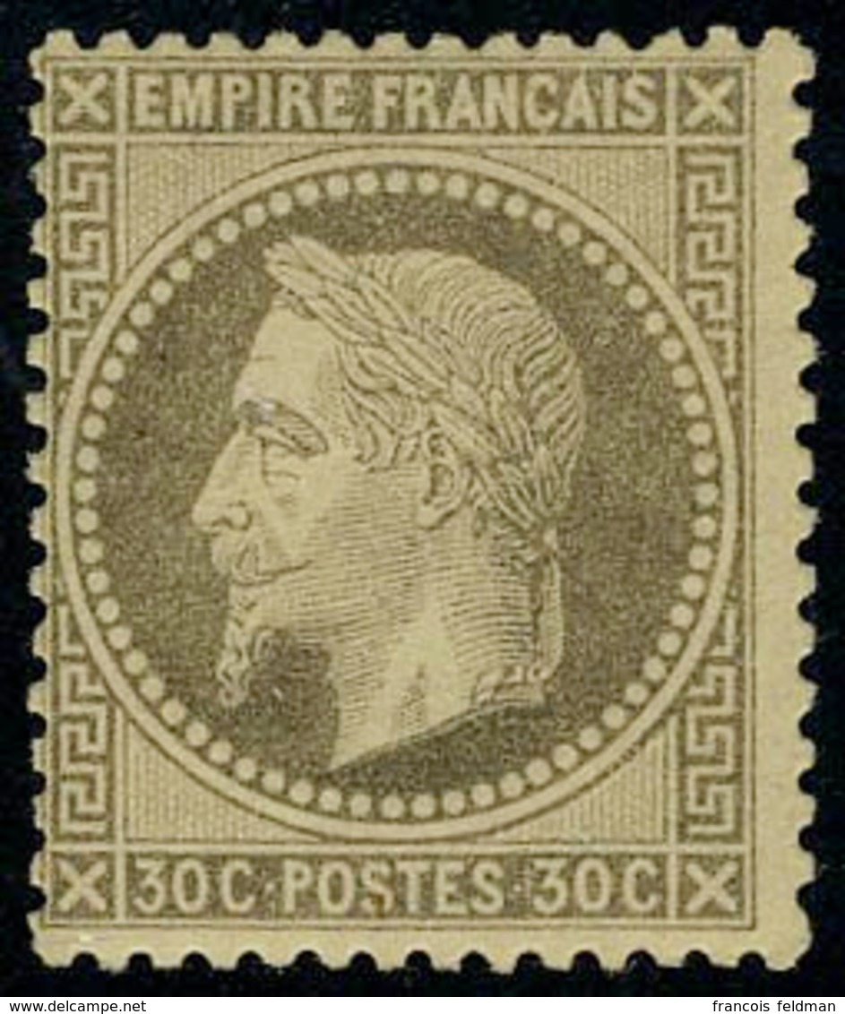 Neuf Avec Charnière N° 30, 30c Brun T.B. Signé Brun - Andere & Zonder Classificatie