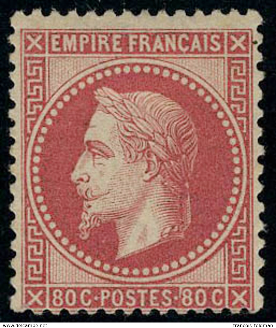 Neuf Avec Charnière N° 32a, 80c Rose Carminé Cl, T.B. Signé Brun - Altri & Non Classificati