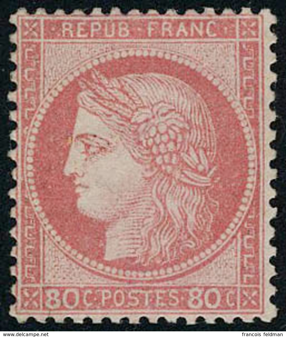 Neuf Avec Charnière N° 57, 80c Rose Très Bon Centrage, T.B. Signé - Altri & Non Classificati