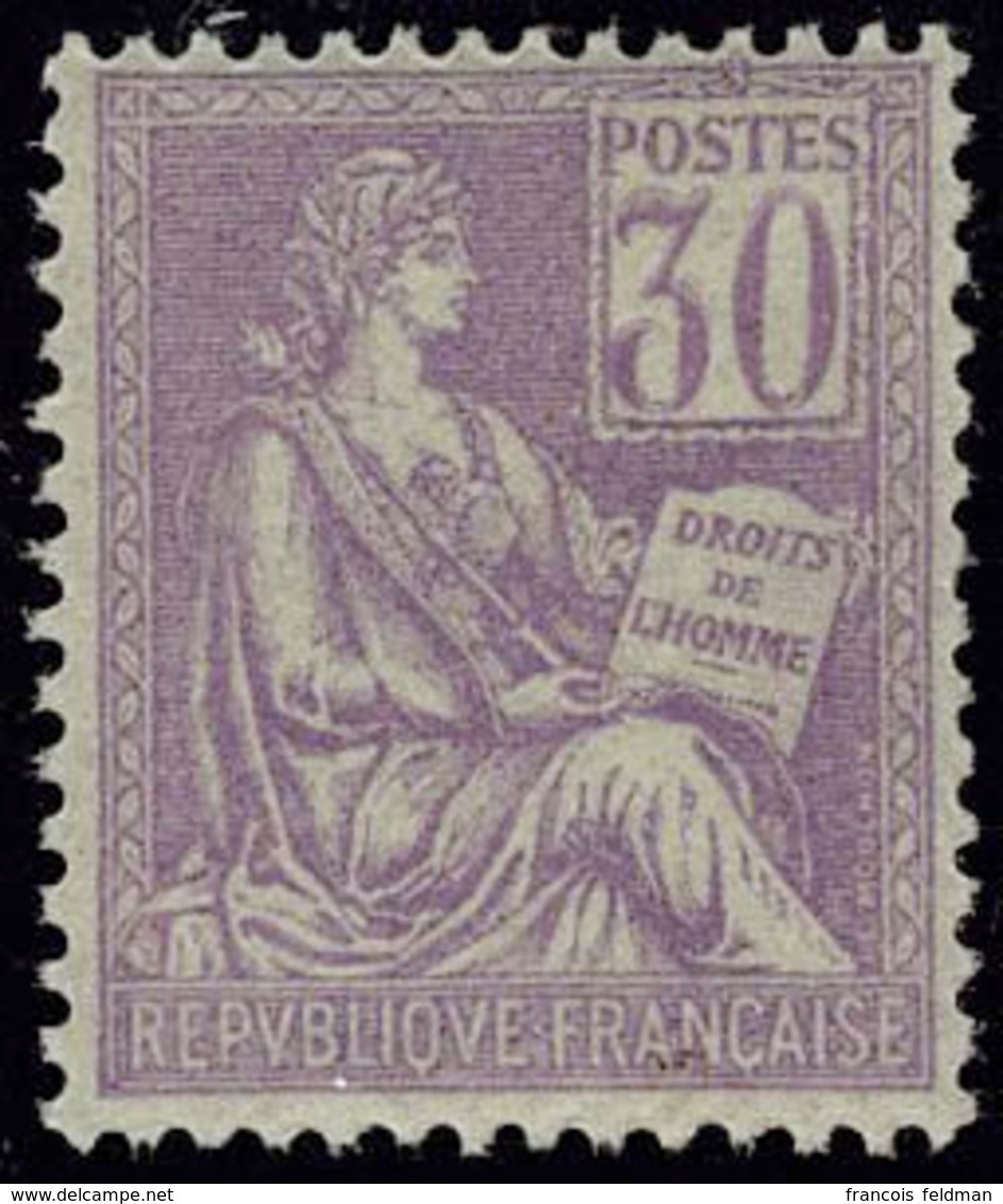 Neuf Sans Charnière N° 115, 30c Violet Centrage Parfait, Superbe - Autres & Non Classés