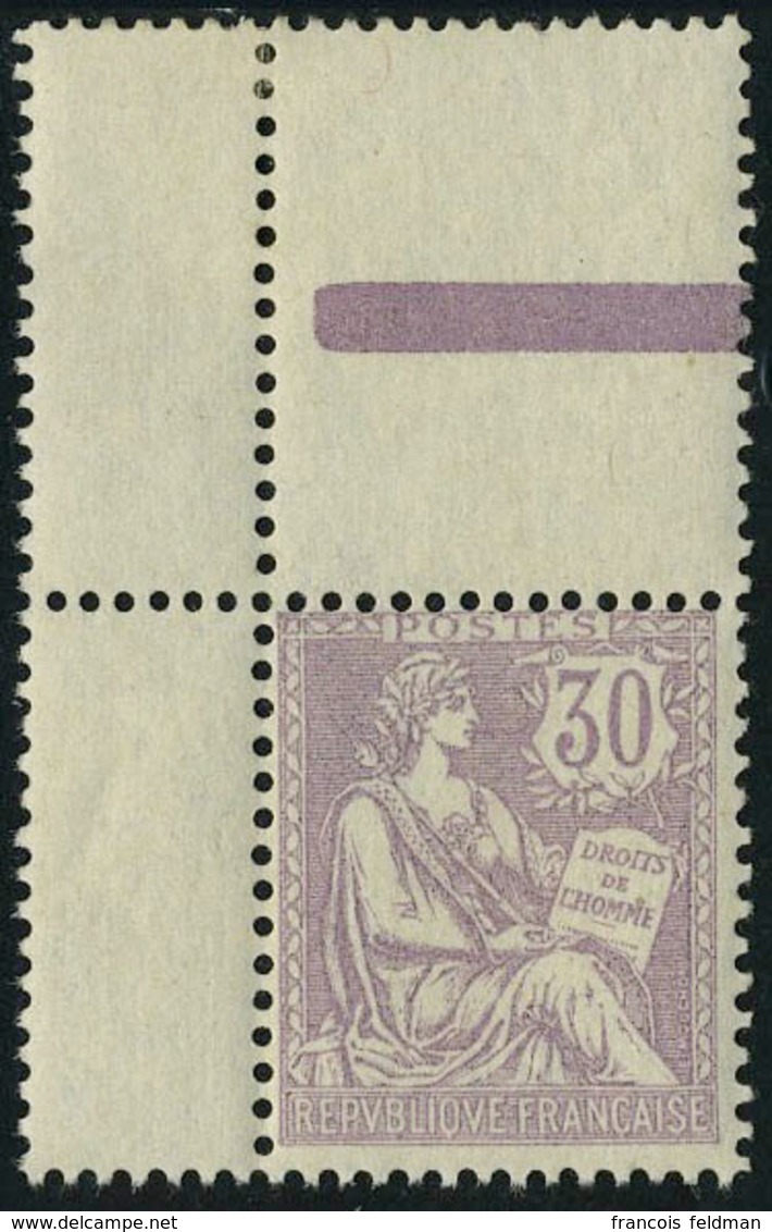 Neuf Sans Charnière N° 128, 30c Violet Excellent Centrage, Cdf, Superbe - Autres & Non Classés