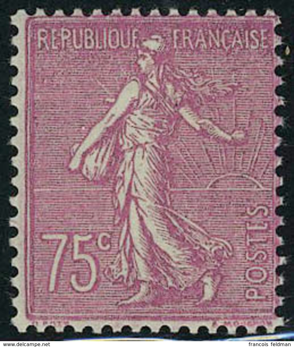 Neuf Sans Charnière N° 202a, 75c Semeuse Violet Type II T.B. Signé - Otros & Sin Clasificación