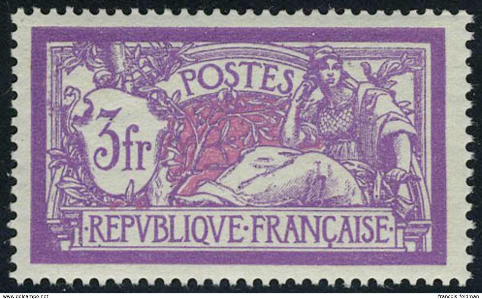 Neuf Sans Charnière N° 240, 3f Merson Lilas Et Camin Très Bon Centrage, TB - Other & Unclassified