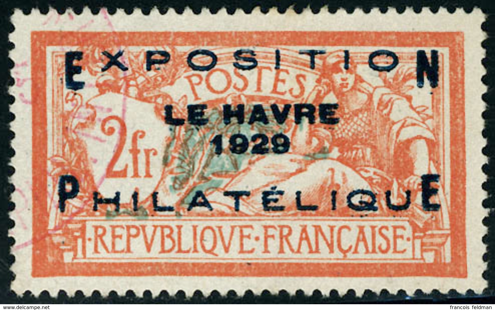 Oblitéré N° 257A. 2f Expo Du Havre, Càd Rouge De L'expo. T.B. - Other & Unclassified