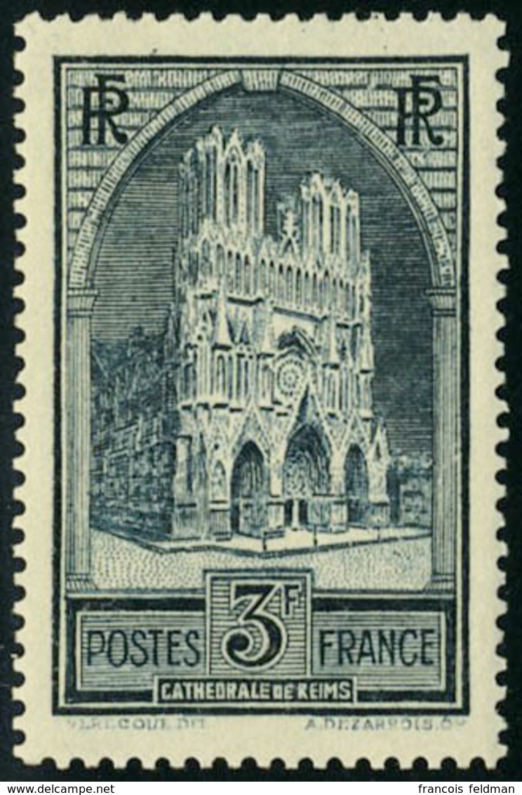 Neuf Sans Charnière N° 259, 3f Reims, Type I, TB - Other & Unclassified