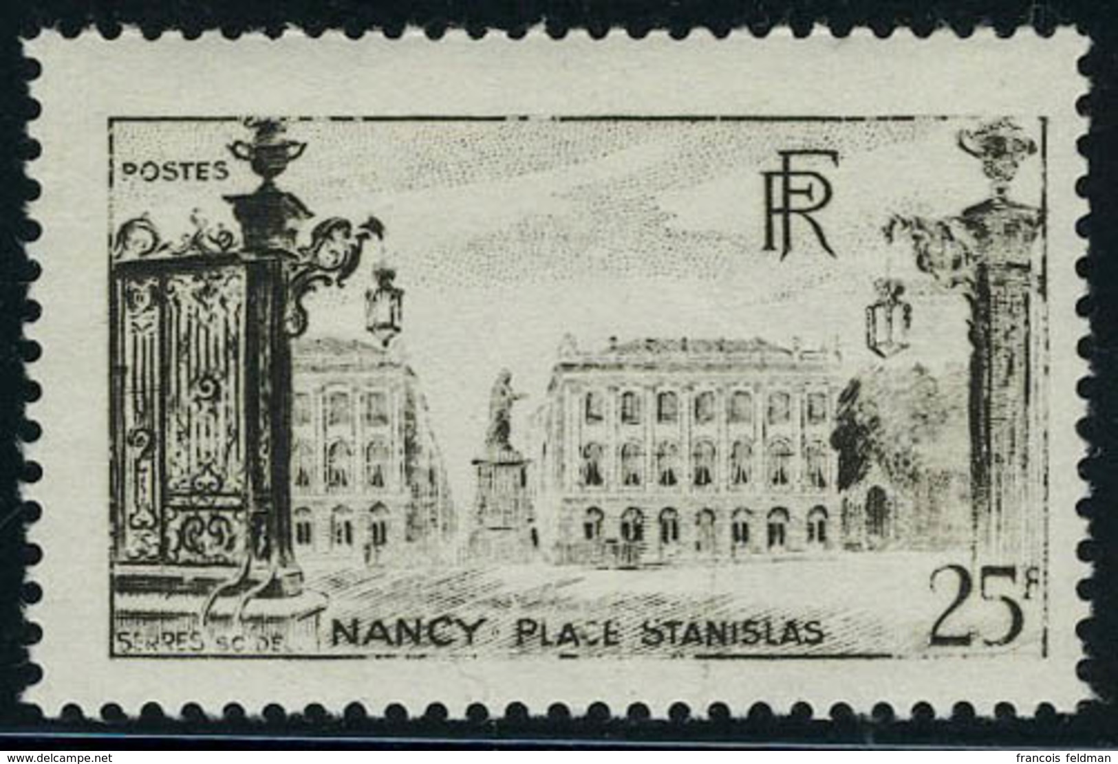 Neuf Sans Charnière N° 778, 25f Nancy, Impression Défectueuse, T.B. Maury - Other & Unclassified