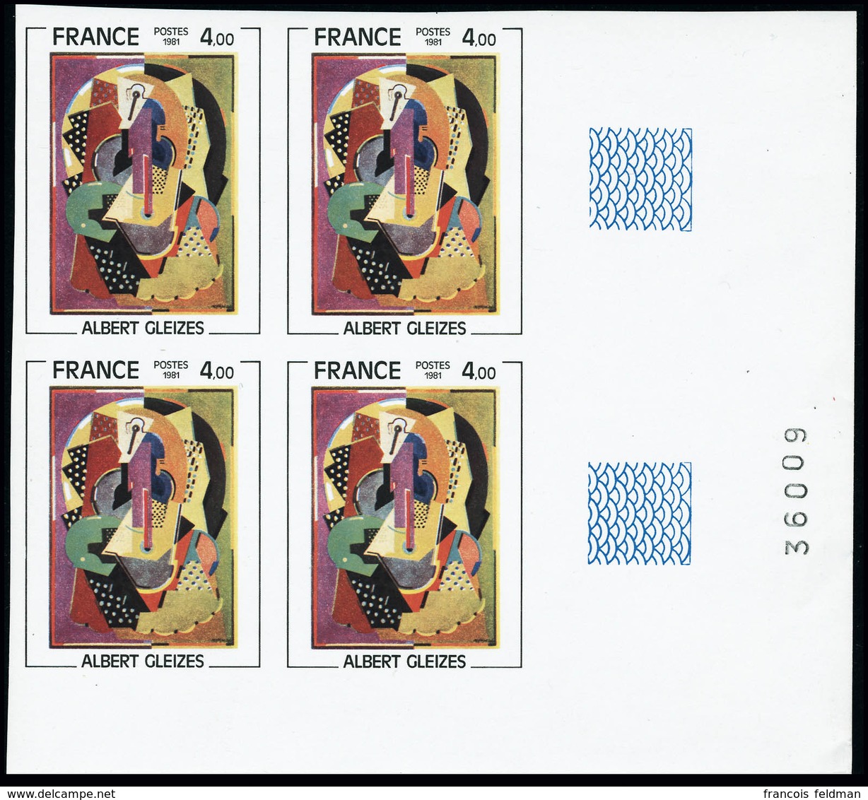 Neuf Sans Charnière N° 2137a. 4.00f A Gleizes, Bloc De 4, ND, Cdf, T.B. - Other & Unclassified