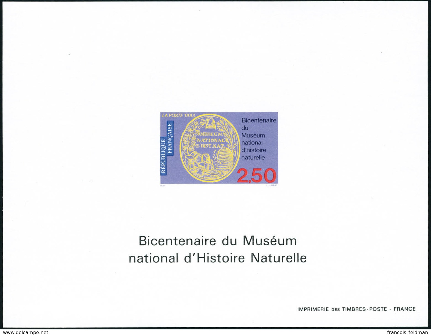 Neuf Sans Charnière N°2812. Muséum D'histoire Naturelle. Feuillet Non Dentelé Gommé. T.B. - Other & Unclassified