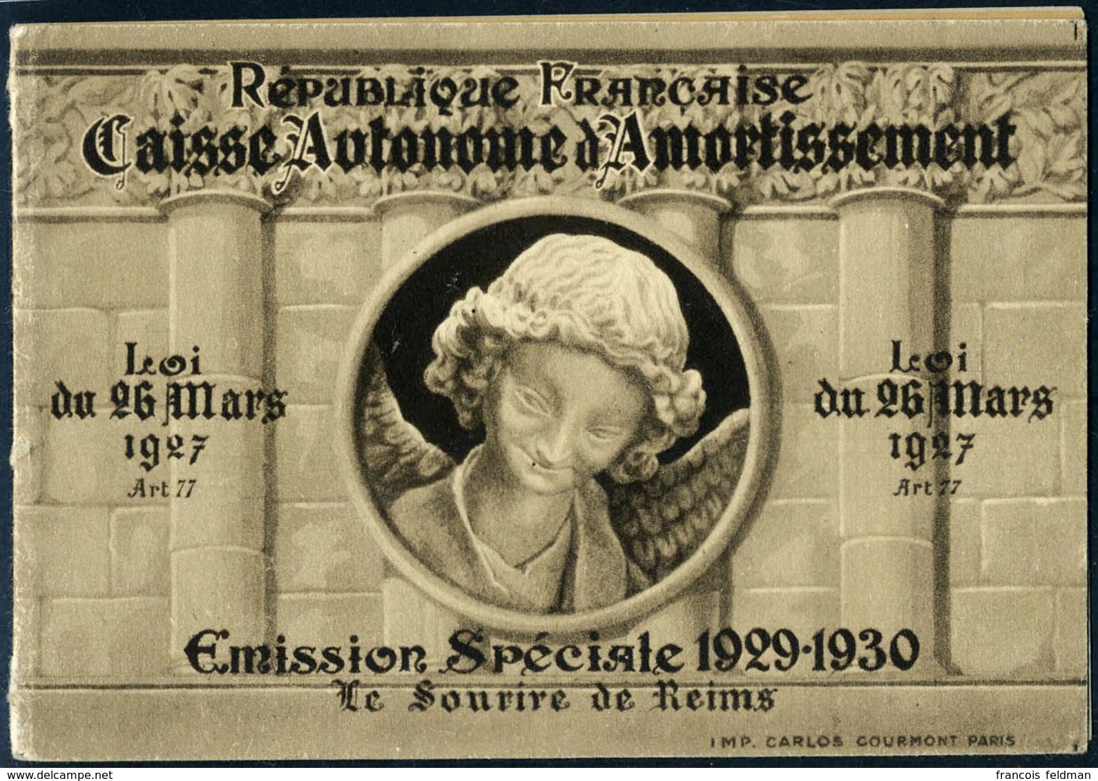 Neuf Sans Charnière N° 256-C1, Carnet De 8 Timbres Type Sourire De Reims, Légères Adhérences, Aspect TB - Other & Unclassified