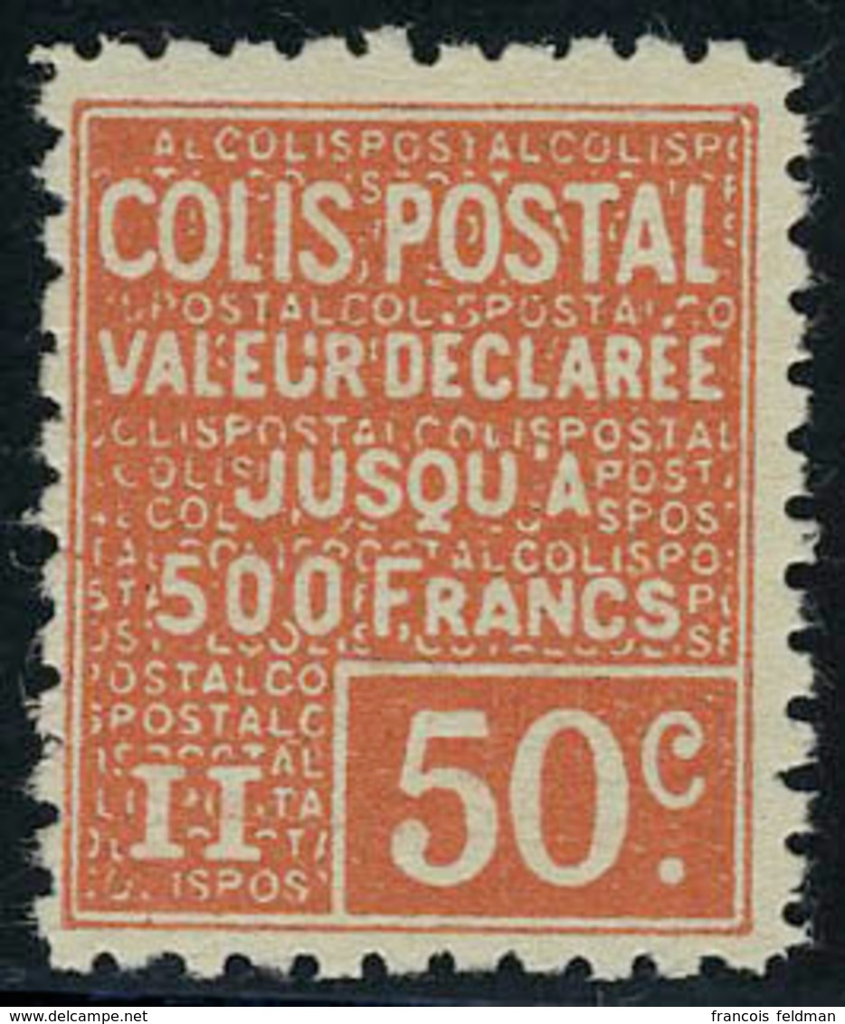 Neuf Sans Charnière N° 56, 50c Rouge Valeur Déclarée TB - Other & Unclassified