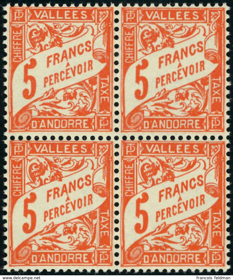 Neuf Sans Charnière N° 18/20, Les 3 Valeurs En Blocs De 4 Timbres, TB - Autres & Non Classés