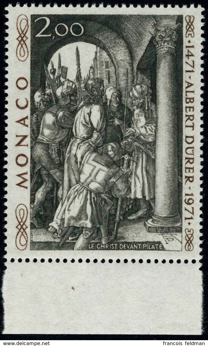 Neuf Sans Charnière N° 876A, 2f Non émis Albert Durer Au Lieu De Albrecht Durer, Superbe, Bdf. - Other & Unclassified