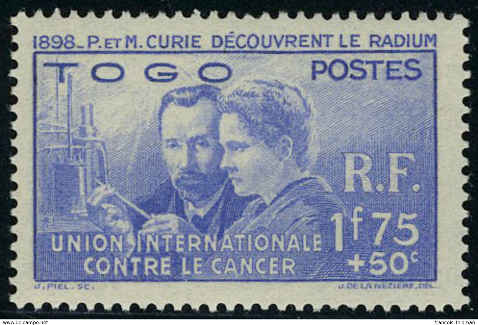 Neuf Sans Charnière 1938, Série Complète Pierre Et Marie Curie, T.B. - Otros & Sin Clasificación