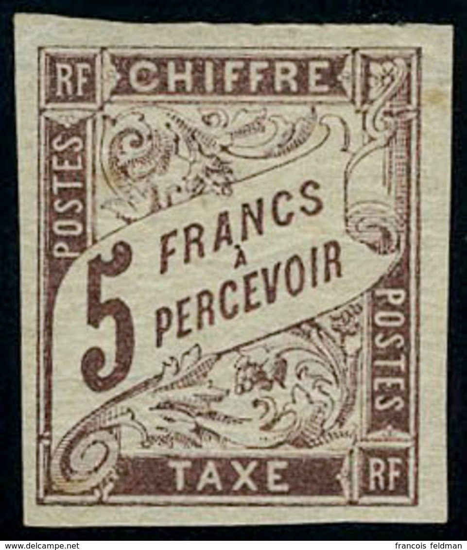 Neuf Avec Charnière N° 15/17, 1f 2f Et 5f Marron TB - Otros & Sin Clasificación