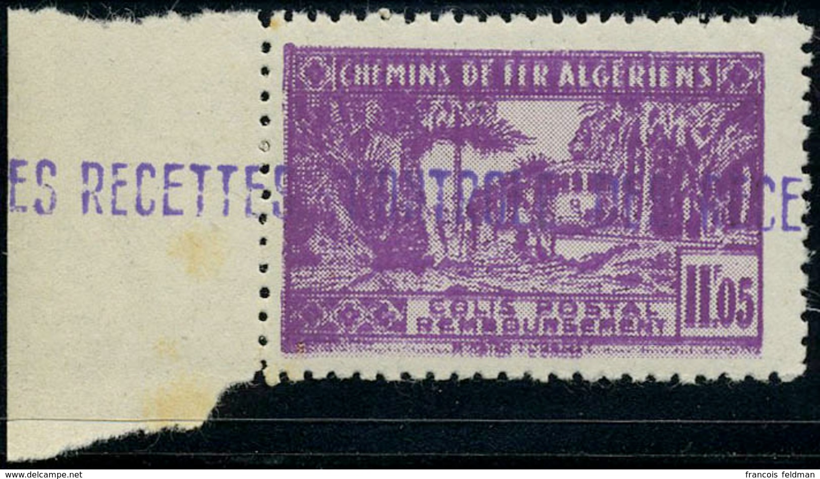 Neuf Sans Charnière N° 93a, 11f05 Lilas Double Impression Bdf TB - Other & Unclassified