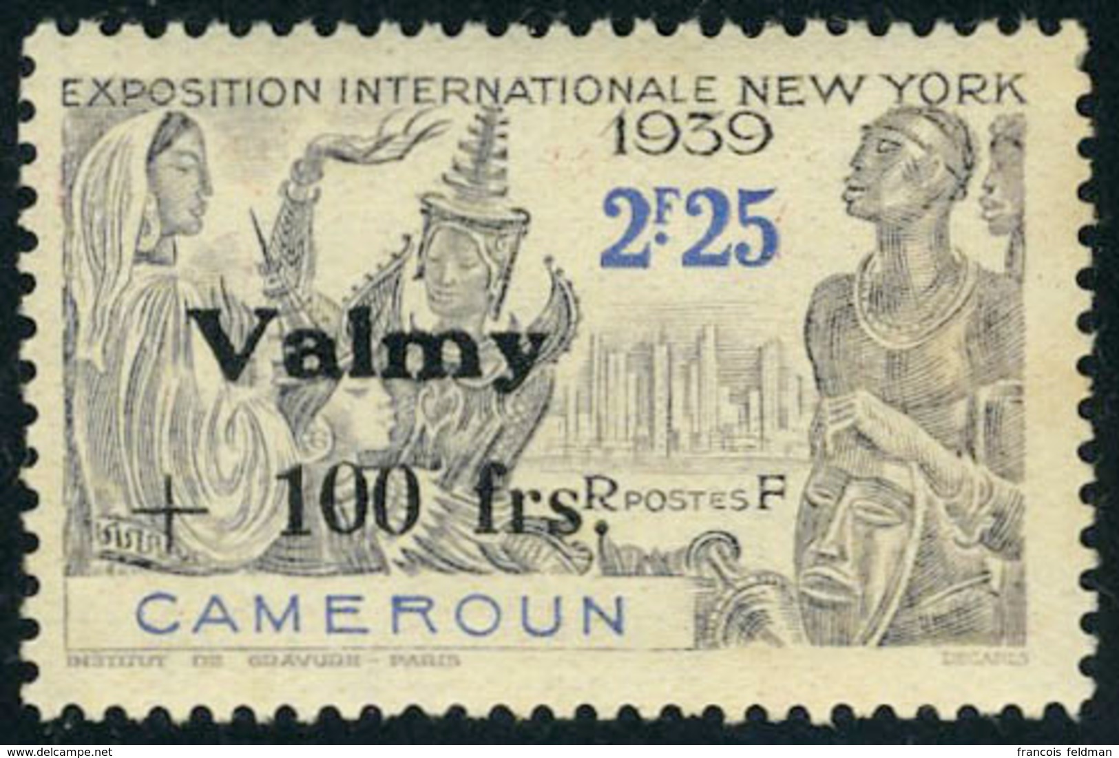 Neuf Sans Charnière N° 240/44, La Série Valmy, Gomme Coloniale, TB - Autres & Non Classés