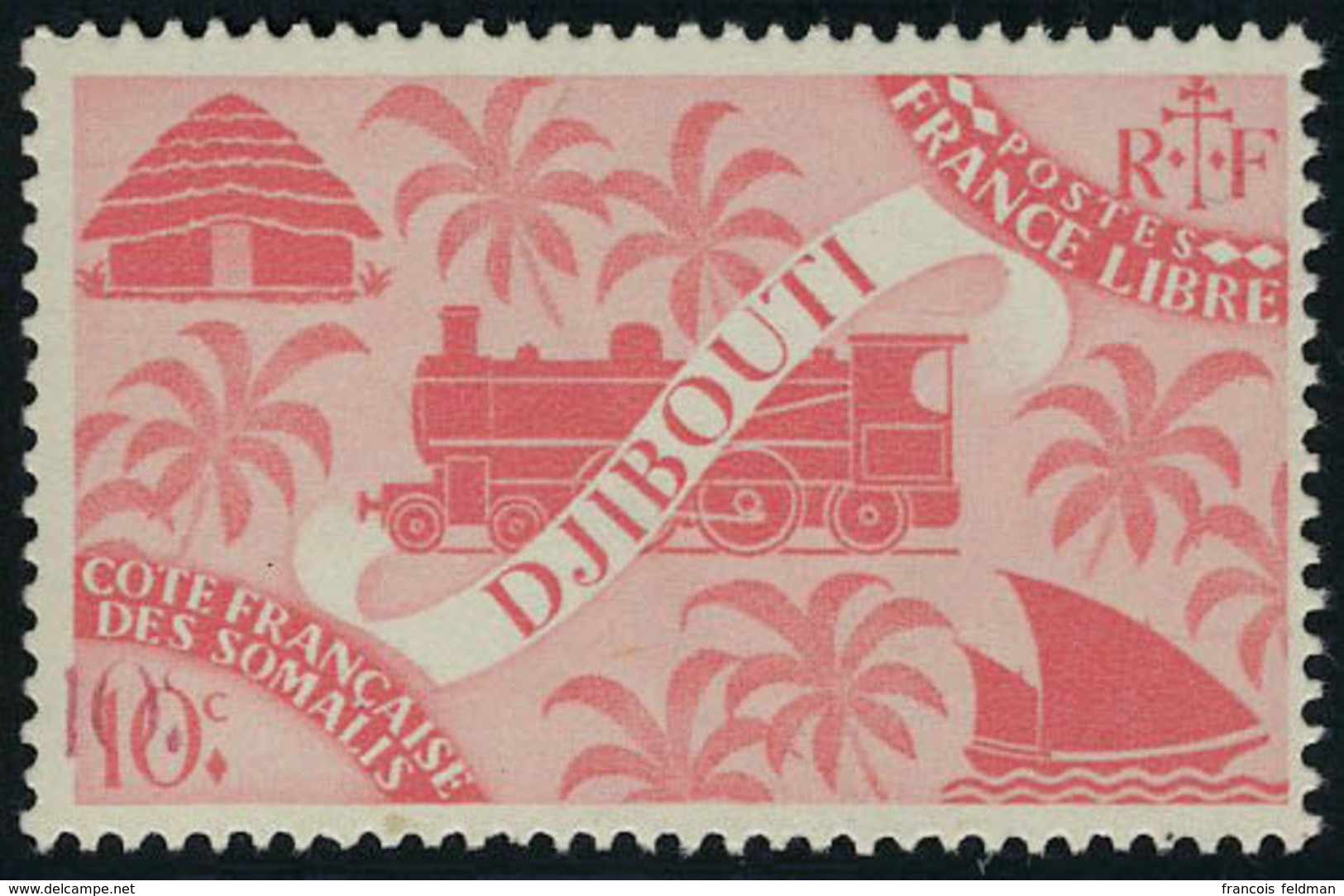 Neuf Sans Charnière N° 235a, 10c Rose Carminé, Double Impression De La Valeur, Lég Froissure De Gomme Aspect T.B. Maury - Otros & Sin Clasificación