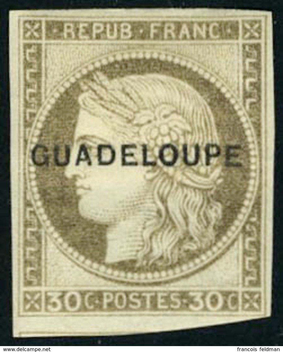 Neuf Avec Charnière N° 12, 30c Brun, TB - Andere & Zonder Classificatie