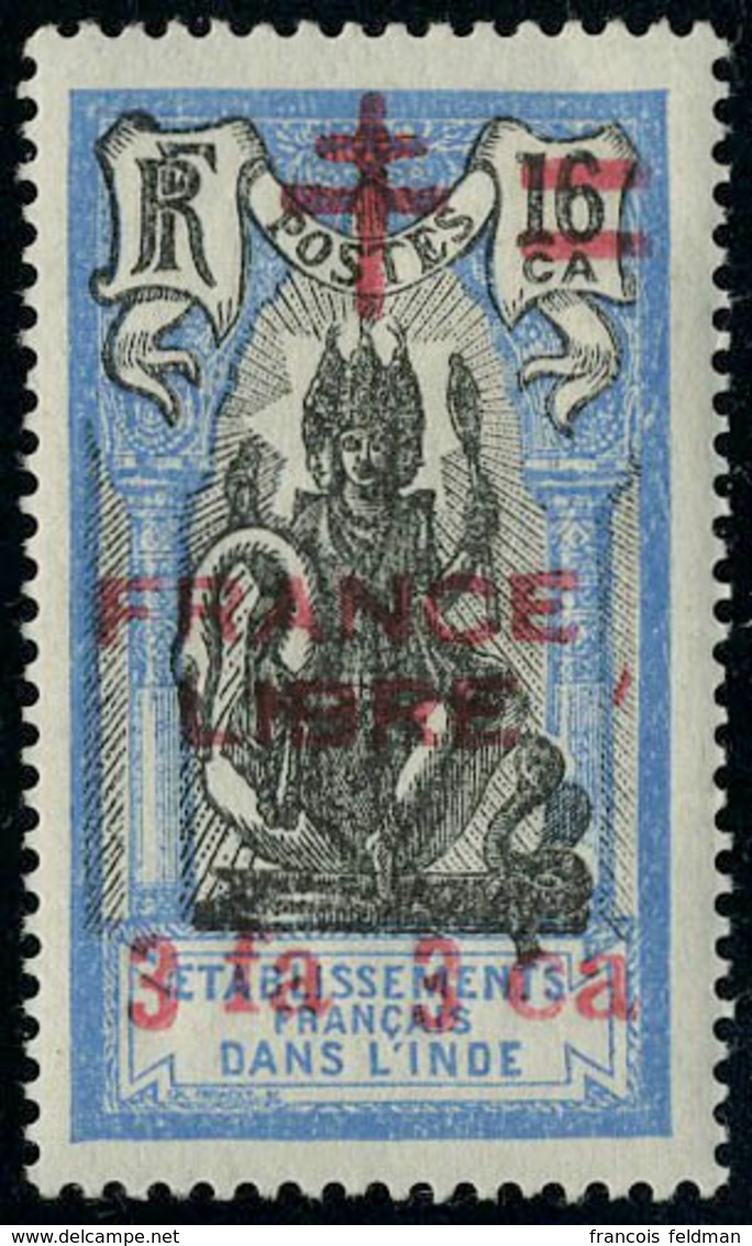 Neuf Avec Charnière N° 184/90, La Série France Libre Dont N° 186 Et 188 Oblitérés, Les Autres Cl TB - Sonstige & Ohne Zuordnung