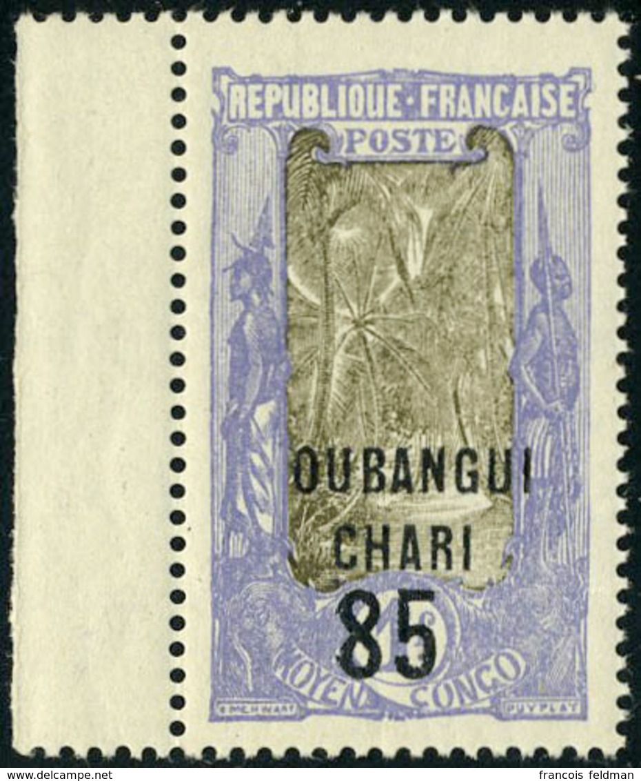 Neuf Sans Charnière N° 68a, 85 S/1f Sans La Surcharge AEF, TB - Altri & Non Classificati