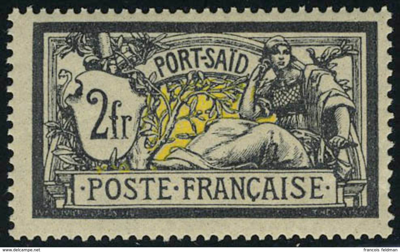 Neuf Sans Charnière N° 33a, 2f Merson Violet Foncé Et Jaune TB - Other & Unclassified